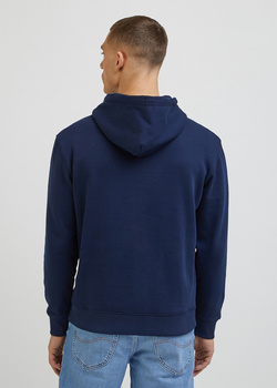 LEE PLAIN HOODIE MĘSKA BLUZA Z KAPTUREM EMPEROR NAVY L80YRFA67