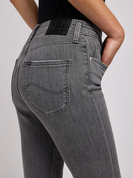 LEE DAMSKIE SPODNIE JEANSOWE LEE ELLY ASH STONE 112349598