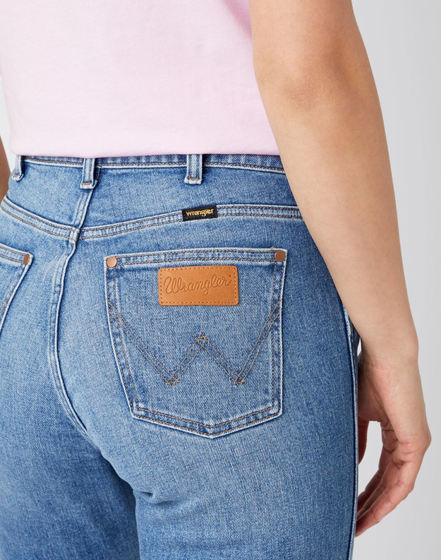 DAMSKIE SPODNIE JEANSOWE WRANGLER RETRO SKINNY SAVAGE BLUE W253KT53R 112141261