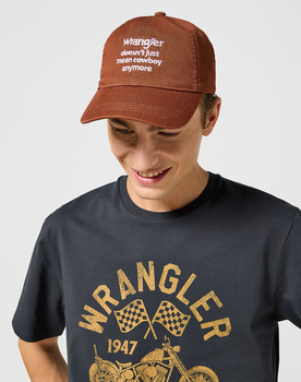 WRANGLER MĘSKA CZAPKA Z DASZKIEM WRANGLER LOGO CAP ROOT BEER 112356877