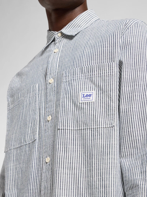 MESKA KOSZULA LEE WORKWEAR SHIRT 2.0 ECRU 112364149