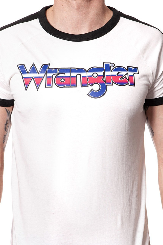 KOSZULKA WRANGLER RAGLAN TEE VAPOROUS GRAY W7B77FKWV 112131547