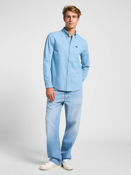 LEE MĘSKA KOSZULA JEANSOWA LEE LEE BUTTON DOWN LAKESIDE WASH 112363893