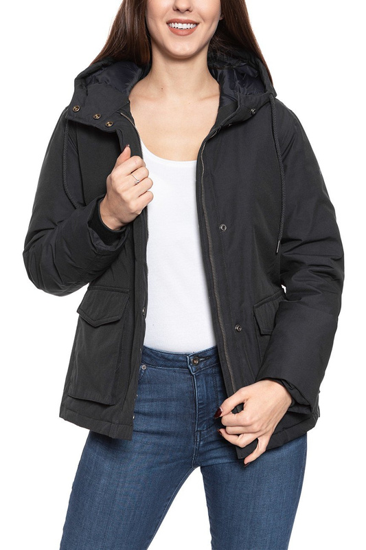 DAMSKA KURTKA PRZEJŚCIOWA WRANGLER SHORT PARKA DARK NAVY W4N4V4XAE 112129164