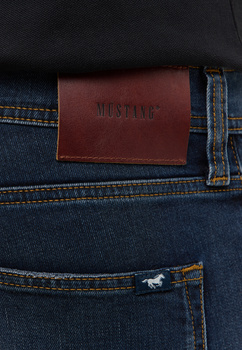 Męskie Spodnie jeansowe Mustang Style Oregon Slim Denim Blue 1016800 5000 883