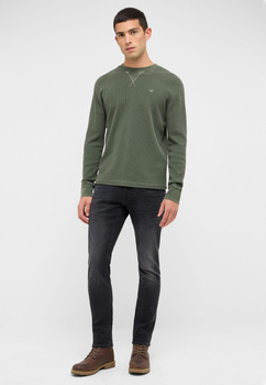 Męskie Spodnie jeansowe Mustang Style Oregon Slim K Denim Black 1017227 4000 883