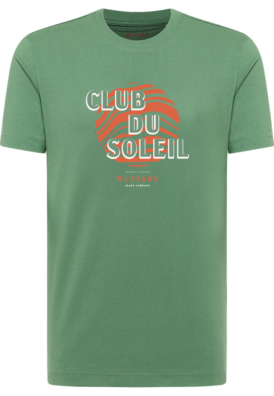Męski T-Shirt Mustang Style Austin Dark Ivy 1016278 6326