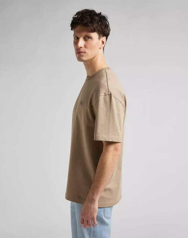 LEE CORE LOOSE TEE MĘSKI T-SHIRT LOGO CLAY L65BPZ56 112145344