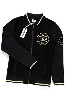 WRANGLER RETRO BOMBER SWEAT BLACK W6545I501 112130547