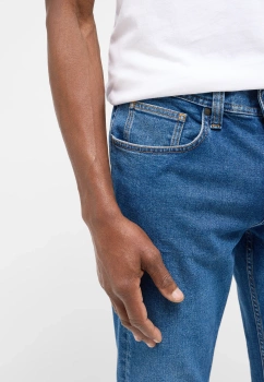 Męskie Spodnie Jeansowe Mustang Style Orlando Slim Denim Blue 1016314 5000 581