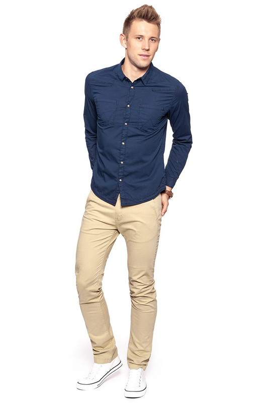 WRANGLER L/S SEASONAL WESTERN MOOD INDIGO W59386S38