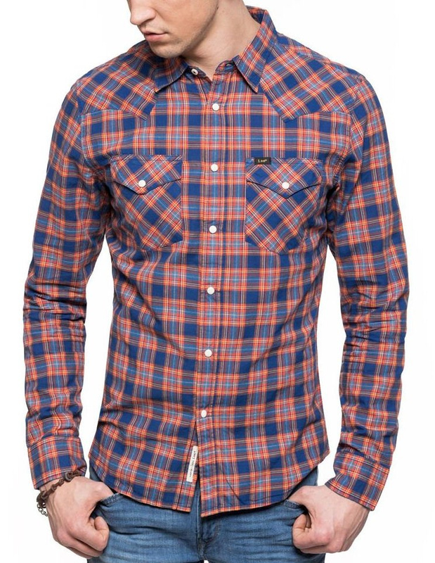 LEE WESTERN SHIRT NIGHT BLUE L643XADY