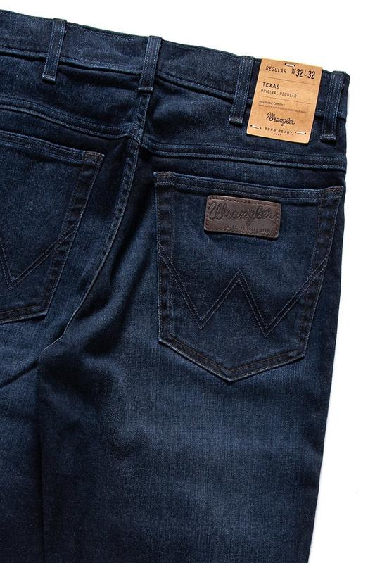 WRANGLER SPODNIE MĘSKIE TEXAS BLUE STROKE W121MU910