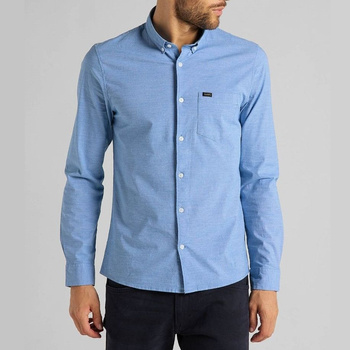 LEE SLIM BUTTON DOWN MĘSKA KOSZULA STERLING BLUE L66XRTNZ 112116820