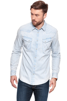 WRANGLER L/S ORIGINAL WESTERN BLEACH W5942MQ9E