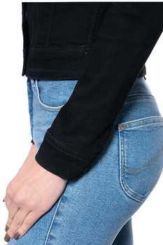DAMSKA KURTKA JEANSOWA LEE SLIM RIDER BLACK RINSE L541PI47 112112700