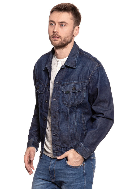 LEE RIDER JACKET DARK ELECTRIC L89ZITOU 112123982