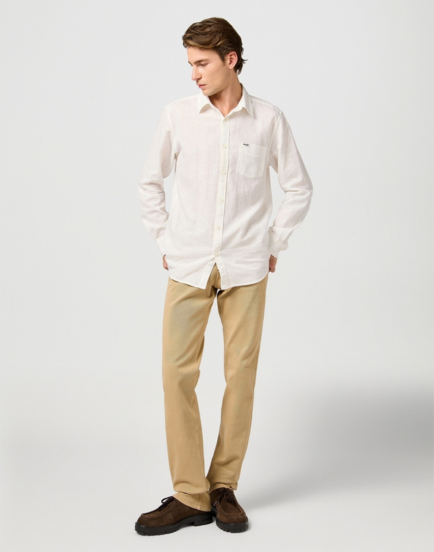 MESKIE SPODNIE WRANGLER GREENSBORO RUSTIC RUSSET 112362436