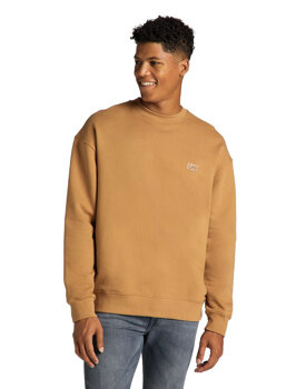 LEE CORE LOOSE CREW TOBACCO BROWN L85IPTSZ 112144611