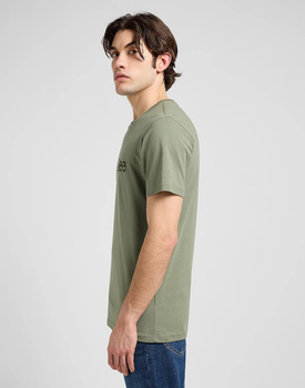 MESKA KOSZULKA  LEE MEDIUM WOBBLY LEE TEE OLIVE STONE 112370505