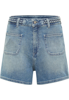 Damskie Szorty Mustang Style Purley Shorts Denim Blue 1016560 5000 332