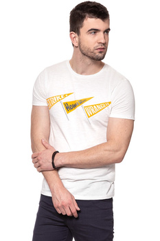 KOSZULKA WRANGLER OVERDYE TEE OFFWHITE W7B36EB02 112131457
