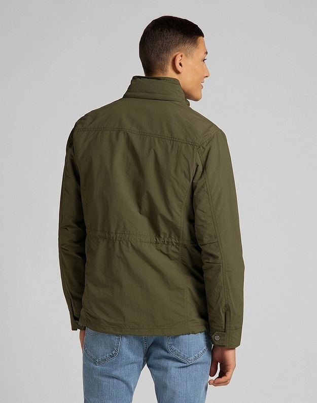 MĘSKA KURTKA PRZEJŚCIOWA LEE FIELD JACKET OLIVE GREEN L88RKDNX 112123778