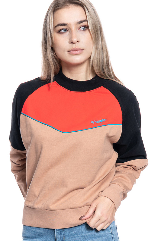 BLUZA DAMSKA WRANGLER PYRAMID PANEL RETRO 70S W6P2HPC01 112130811