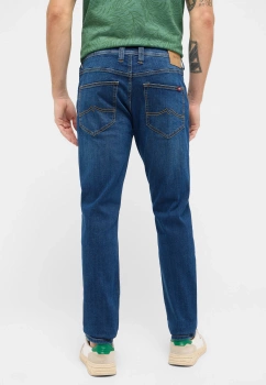 Męskie Spodnie Jeansowe Mustang Style Oregon Slim Denim Blue 1016318 5000 502