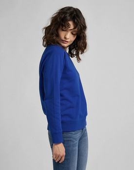 BLUZA DAMSKA MATERIAŁOWA LEE PLAIN CREW NECK SWS SURF BLUE L53RTXQF 112112508