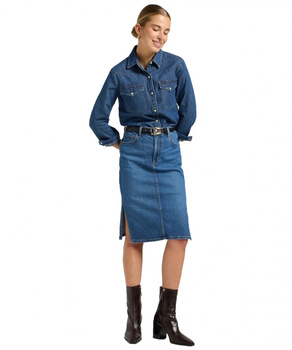 DAMSKA KOSZULA LEE REGULAR WESTERN SHIRT DENIM STACKS 112370983