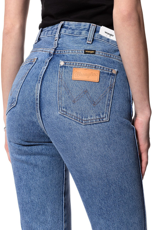 WRANGLER RETRO CROP STRAIGHT KABEL BLUE W27YER19K 112128213