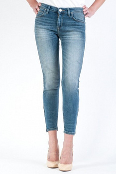 LEE SCARLETT CROPPED DAMSKIE SPODNIE JEANSOWE DŻINS JEANSY BROOKLYN RETRO L30CKJMP