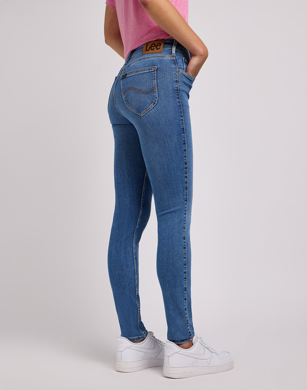 LEE DAMSKIE SPODNIE JEANSOWE FOREVERFIT INDIGO SPRINGS 112348936 L32S007972