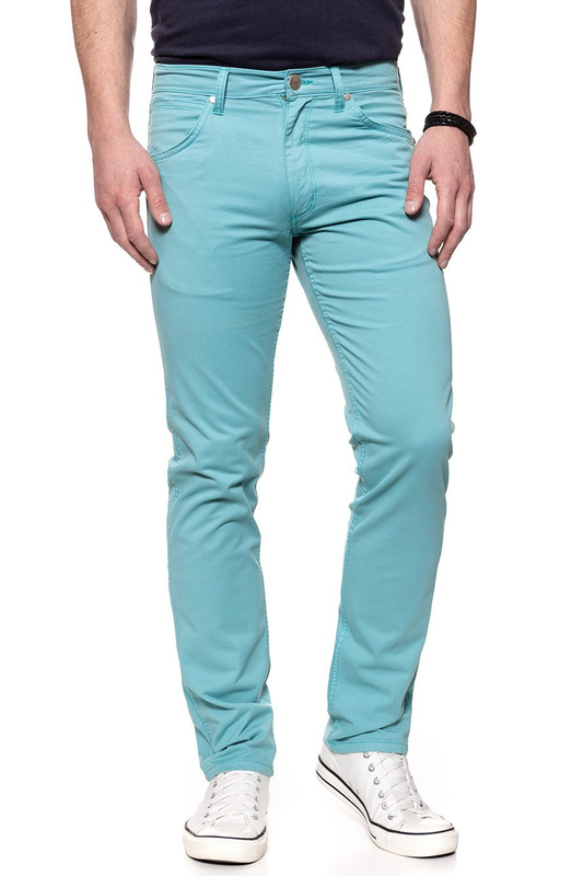WRANGLER SPODNIE MĘSKIE GREENSBORO DUSTY TURQUOISE W15QRU25T 112127057