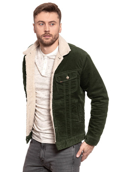 KURTKA ZIMOWA LEE SHERPA JACKET FOREST NIGHT L87AFA96 112122839