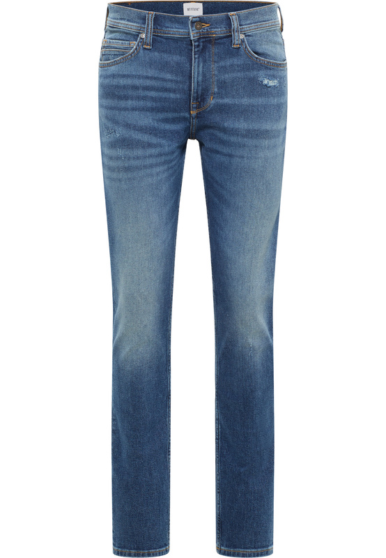 Męskie Spodnie Jeansowe Mustang Style Vegas Slim Denim Blue 1016310 5000 434