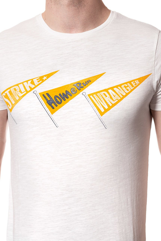 KOSZULKA WRANGLER OVERDYE TEE OFFWHITE W7B36EB02 112131457