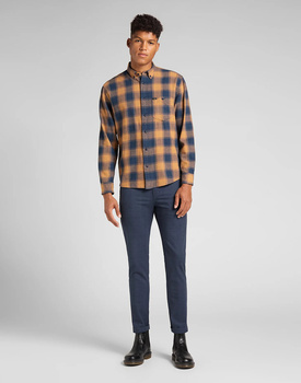 MĘSKIE SPODNIE LEE Slim Chino ESTATE BLUE L768QO17 112140853