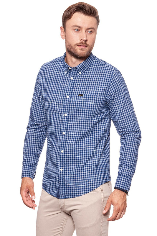 LEE LEE BUTTON DOWN DEEP INDIGO L880IEPS