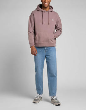 LEE CORE LOOSE HOODIE MĘSKA BLUZA KLASYCZNA LOGO KAPTUR PURPLE STORM L84WTJ70 112322637