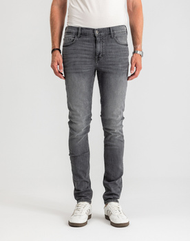 Męskie Spodnie Jeansowe Mustang Style Frisco Skinny Denim Black 1017118 4000 203