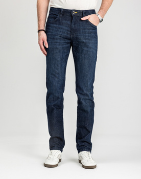 Męskie Spodnie Jeansowe Tom Tailor TTJOSH REGULAR Clean Rinsed Blue Denim 1048363 10115