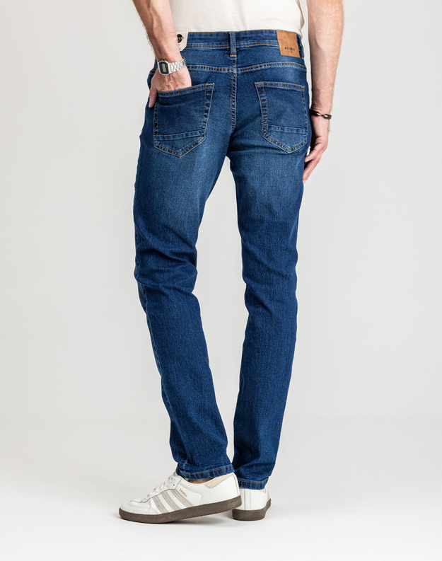 Męskie Spodnie Jeansowe Marcus Sebb 2216 Blue ink.  14-200303