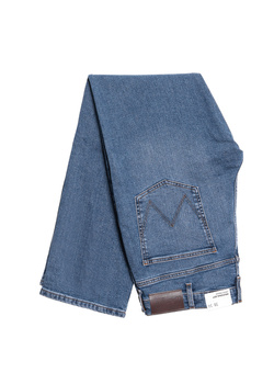 WRANGLER ARIZONA SMOKIN' BLUE MĘSKIE SPODNIE JEANSOWE JEANSY W12OHN27U 112141141