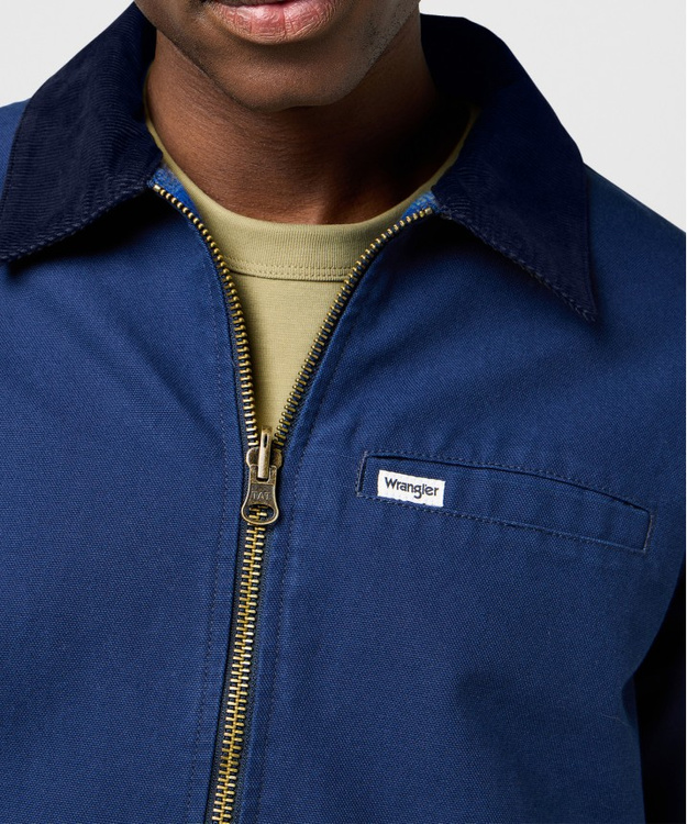 MESKA KURTKA WRANGLER UTILITY JACKET NAVY 112371573