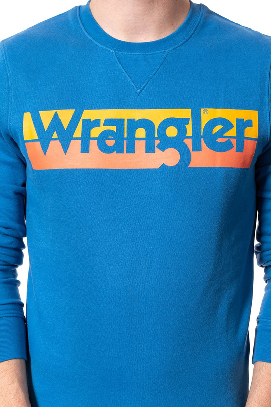 WRANGLER LOGO CREW DEEP WATER W6532HYDF 112130519