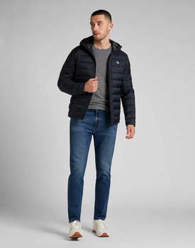 MESKA KURTKA  LEE LIGHT PUFFER JKT BLACK 112321559