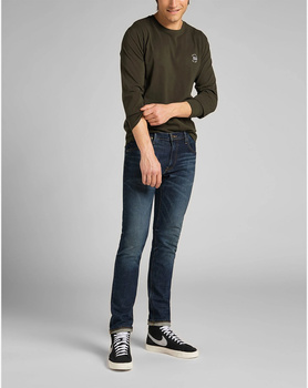LEE LS PATCH LOGO TEE MĘSKA BLUZA KLASYCZNA LOGO SERPICO GREEN L60RFQOJ 112140339
