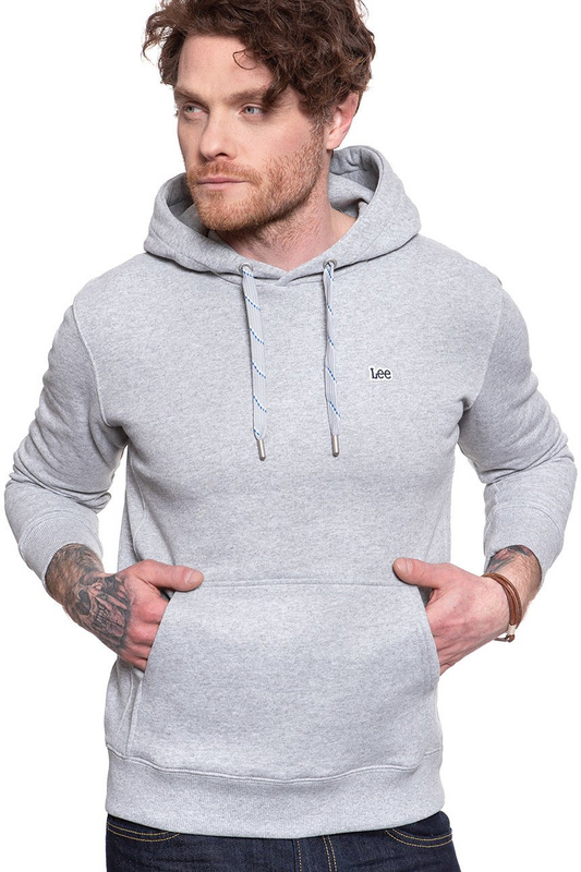 BLUZA LEE HOODIE SWS GREY MELE L82HTJMP 112122056